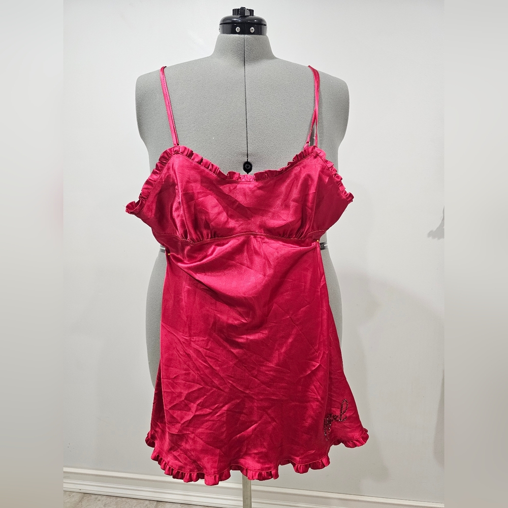 Victoria's Secret Vibrant Pink Satin Top